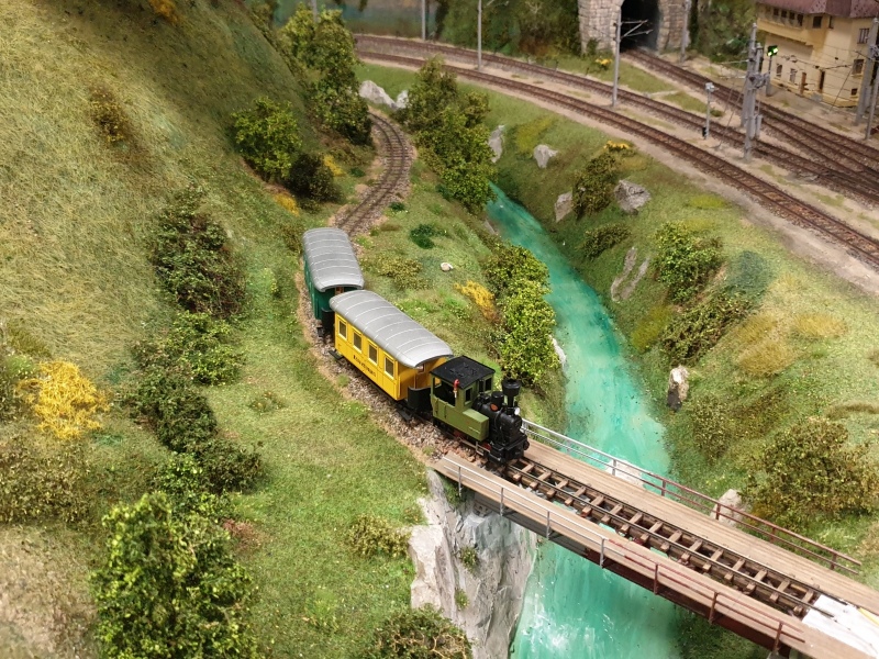 Schmalspurbahn im Erprobungsbetrieb