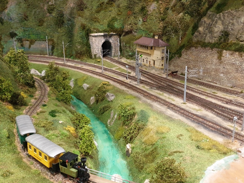 Schmalspurbahn im Erprobungsbetrieb