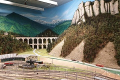 Viadukt "Kalte Rinne" mit Polleroswand
