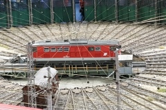 Drehscheibe vor dem "Selzthal" Rundlokschuppen